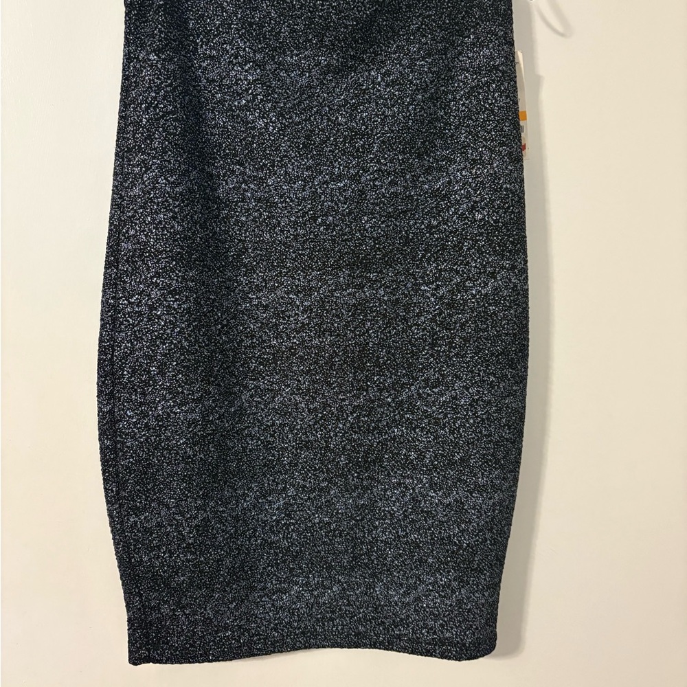 Sparkly Black Pencil Skirt